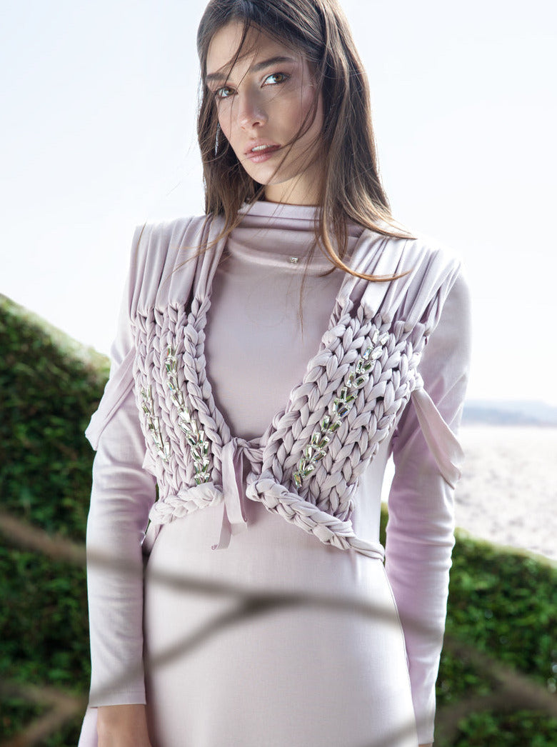 ASÉT BOGATY Braided vest